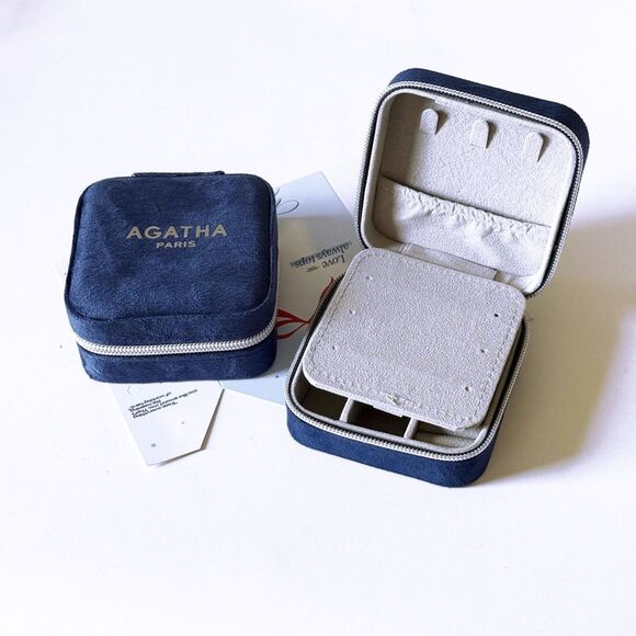 AGATHA PARIS Jewelry Box Jewelry Case Ring Box Trinket Box - Picture 1 of 3